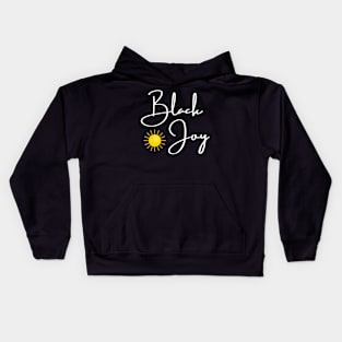 Black Joy Sunshine Kids Hoodie